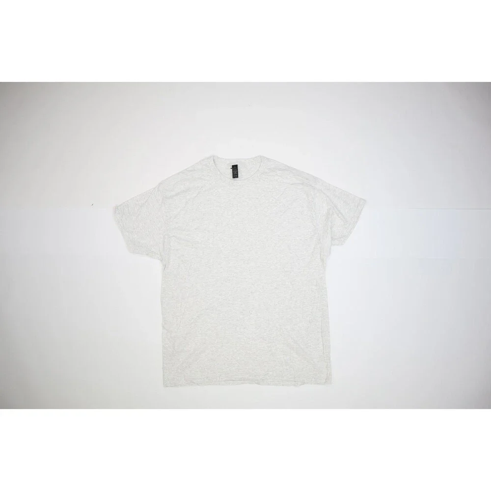 Gildan Light Cotton Blank Short Sleeve Plain Ash Grey T-Shirt Mens XL Lot Of 12 - Picture 2 of 9